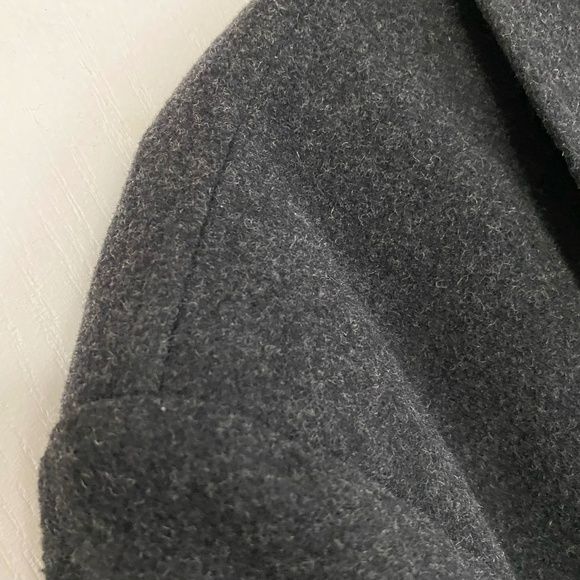 Kenneth Cole Reaction Mens Dk. Grey Double Breasted Wool Blend Pea Coat. Sz-M - Picture 4 of 16
